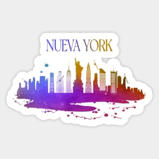 Nueva York Latin New York Spanish Sticker